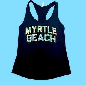 Myrtle beach tank tropical top